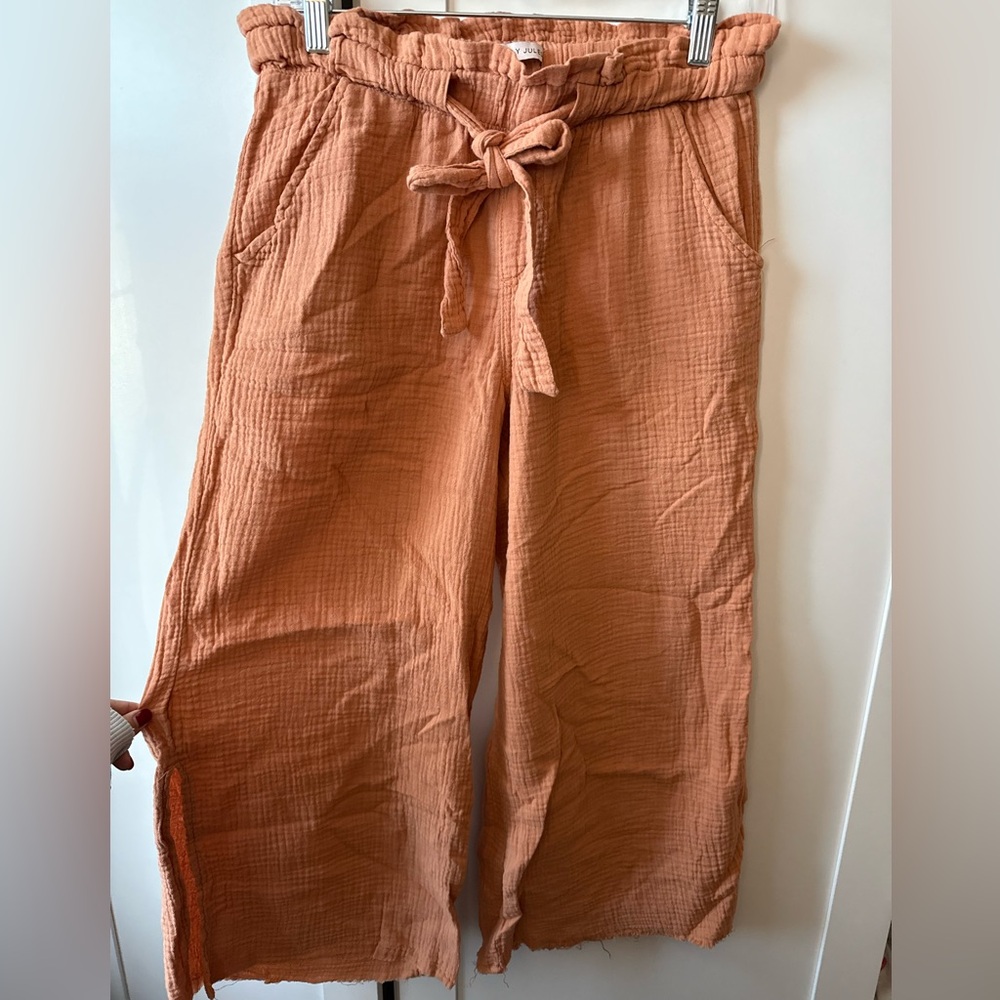 Women’s Orange Flowy Pants